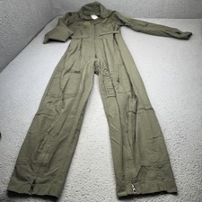 US Airforce Flight Suit Mens 42 Regular Green FR Coveralls CWU-27/P Jumpsuit