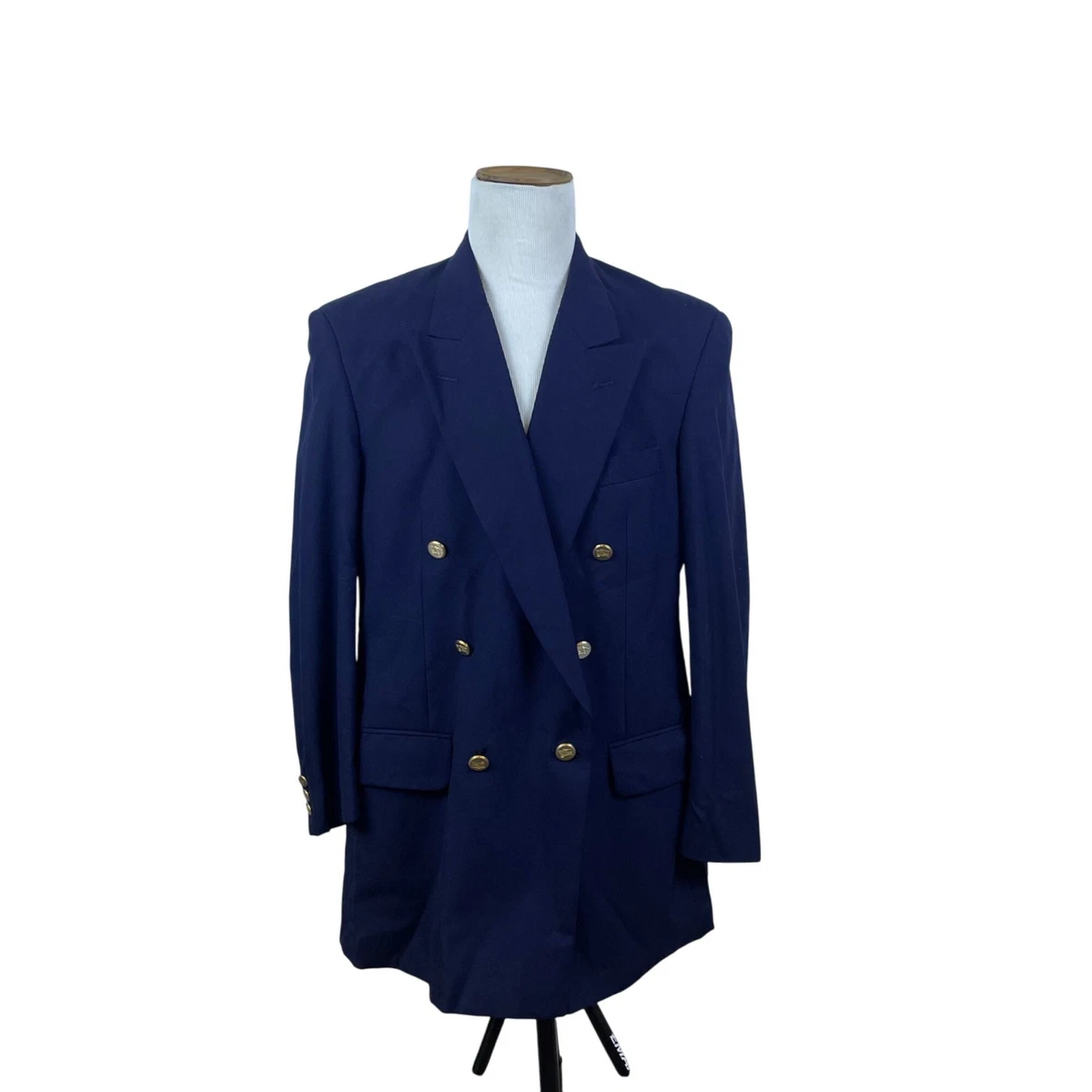 Wool Double-Breasted Suits & Blazers for Men 44 in Waist for sale