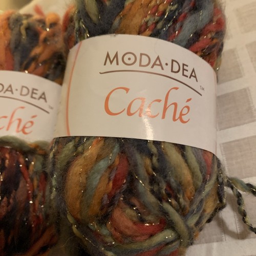 50g Skein Moda Dea Cache WINK Color 2347 Multi color Yarn Wool Blend Italy - Picture 2 of 3
