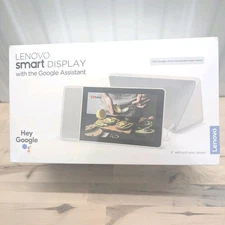 NEW SEALED Lenovo 8” Smart Display w/ Google Assistant SD-8501F ZA3R0001US Gray