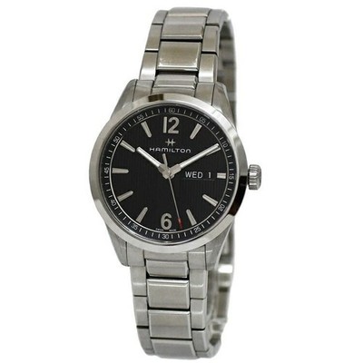 Hamilton Uhr Broadway Day Date Schwarz Silber H43 311 135 H433110