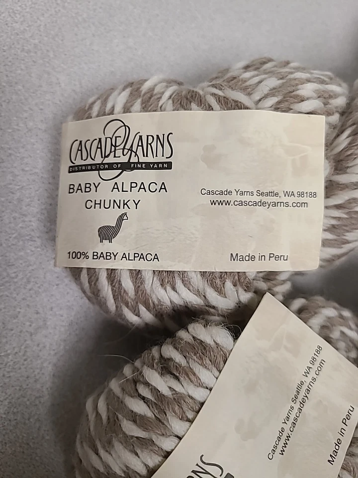 NEW CASCADE YARN  baby alpaca chunky color #620 3 Skeins Lot - Image 2 of 4