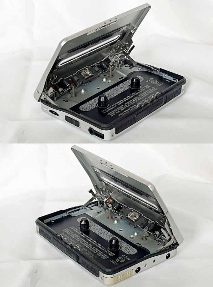 SONY WM-EX600 2000 Silver Walkman Vintage Cassette Player From