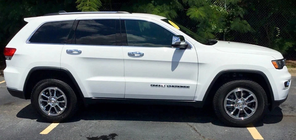 Se adapta a Jeep Grand Cherokee Laredo 18-20 cromo 17" cubiertas de rueda tapacubos cubiertas de llanta Foto 3 de 3