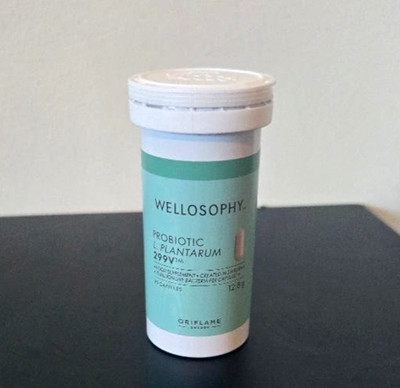 Oriflame Wellosophy probiotischer Stamm L. Plantarum 299V  für einen gesunden Darm.