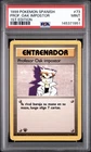 1999 Pokemon SPANISH 1st Edition Base Set Professor Oak impostor 73/102 PSA 9