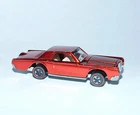 1968 MATTEL HOT WHEELS REDLINE CUSTOMER CONTINENTAL MARK III NEAR MINT CLEAN!!