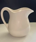 Vintage McCoy Pottery Off White Ceramic Pitcher 6.5“ High #365 USA Holds 32 oz.