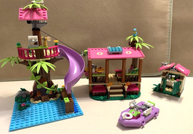 LEGO Friends Jungle Falls Rescue and Jungle Bridge Rescue incomplete accessories
