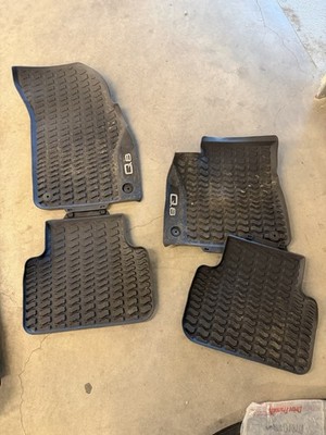 Original Audi Q8 SQ8 (2018 - 2024 ) All Weather Rubber Floor Mats Carpets Oem