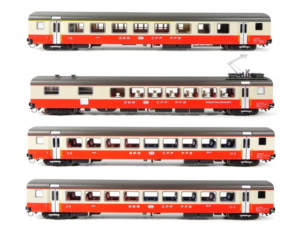 MäRklin H0 Personenwagen-Set Swiss Express 4-Teilig Sbb 42190 Neu Ovp-image