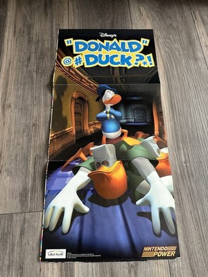 Nintendo POSTER 22 x 11 NES SNES N64 Gameboy Donalg Duck Gamecube Ds