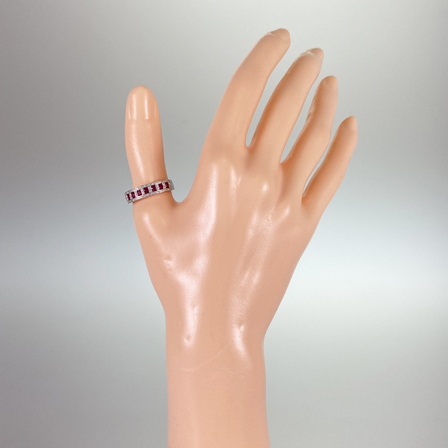 Damiani Belle Epoque Ruby White gold Diamond Ruby… - image 15