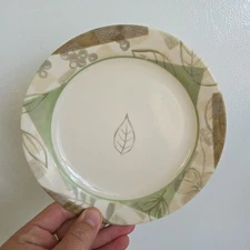 Corelle Textured Leaves 7.25" Side Bread Plate