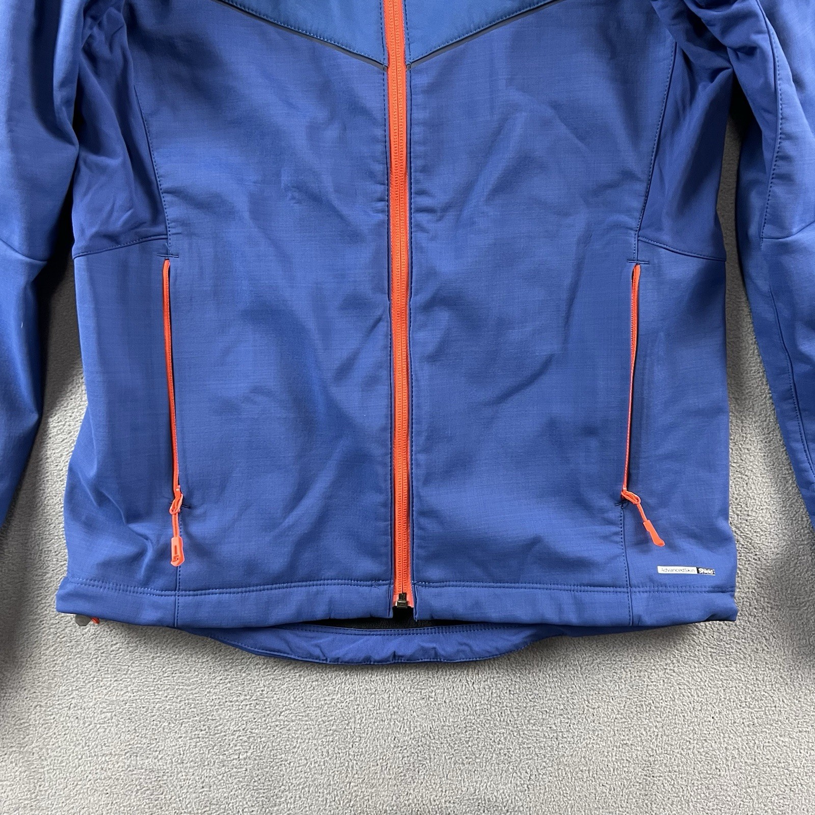 Salomon Giacca Uomo Blu Medio Pulse Softshell Full Zip Foderata Outdoor
