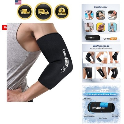 Elbow Ice Pack Wrap, Multi-Use Ice Pack for Elbow, Arm, Knee and Calf, Flexib...