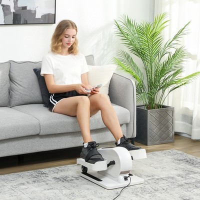 SPORTNOW Mini Ellipsentrainer für Zuhause Untertisch Elektrischer Crosstrainer