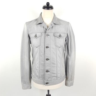 Allsaints Jeansjacke Herren S Grau Shadow Jacket Denim Slim All Saints Trucker