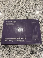 Keurig Filter Replacement Starter Kit Tall Handle Holder  12 Filters, Clear