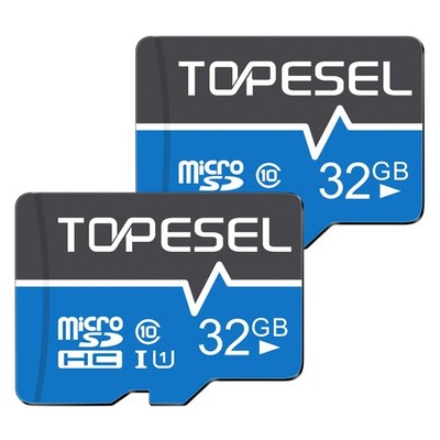 32GB Micro SD Card 2 Pack Memory Cards Micro SDHC UHS-I TF Card Class 10 for Cam