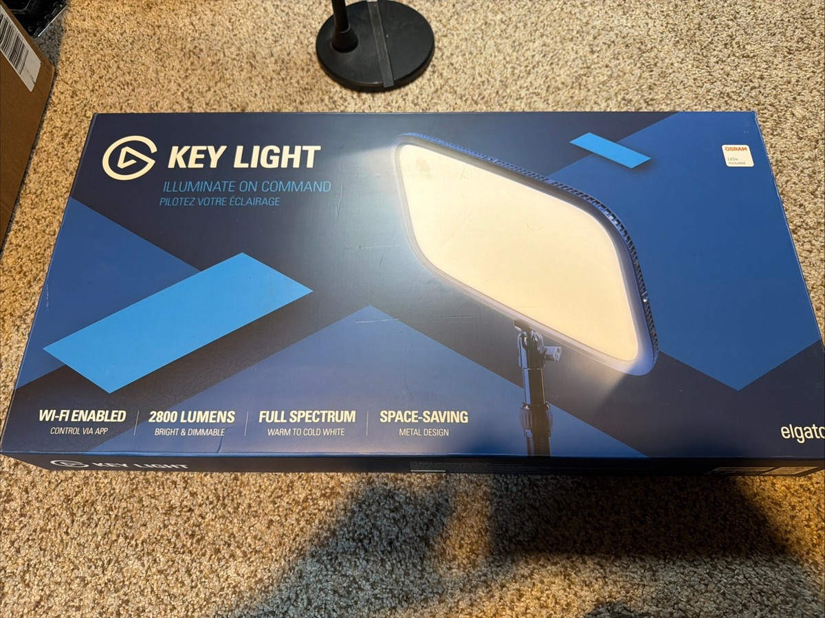 Elgato Key Light WiFi LED Panel 2800 Lumens Master Mount | eBay Elgato Key Light WiFi LED Panel 2800 Lumens Master Mount | eBay