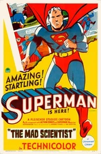 SUPERMAN (1941) 27"x41" one sheet FLEISCHMAN CARTOON movie poster - ULTRA RARE!