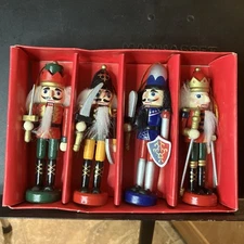 Four Pack Nutcracker Ornaments, Providence Plantations Trading Company