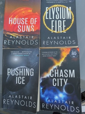 ALASTAIR REYNOLDS PB Lot Of 4 Chasm City Elysium Fire House of suns Pushing Ice