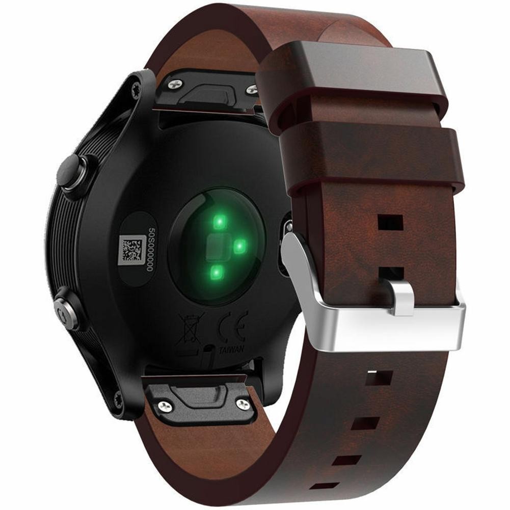 Leather Watch Bracelet Strap With Screwdrivers For Garmin Fenix 5 Forerunner 935
