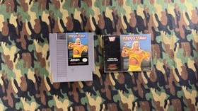 Lot 5 NES Games w Manuals Punch-Out Dragon Warrior WWF Blades Wizards Warriors