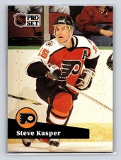 1991-92 Pro Set - Steve Kasper #449 Philadelphia Flyers Hockey Card