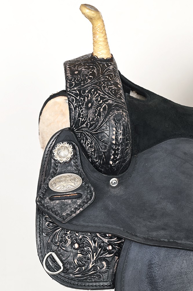 36HS Flex Tree Western Horse Saddle American Leather Trail Barrel By Hilason