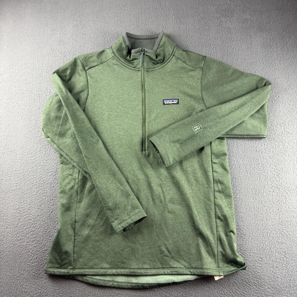 Pullover Patagonia Para Mujer XL Verde R1 Diario 1/2 Cremallera Cuello Senderismo Gorpcore 40505 Foto 2 de 4