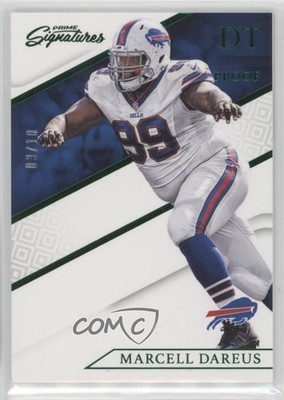 2016 Panini Prime Signatures Prime Proof Green 3/10 Marcell Dareus #172 pn1