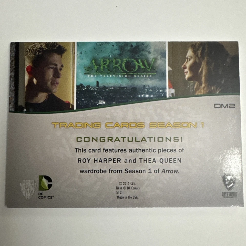 Arrow Season 1 Roy Harper & Thea Queen Dual Wardrobe Card DM2 - Image 3 of 3