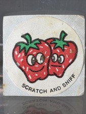 VINTAGE 80 S CTP STRAWBERRY SNIFF STICKER RESTORED