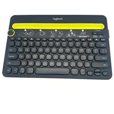Logitech K480 Wireless Multi-Device Keyboard Bluetooth Tested New No Box