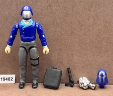 BLACK MAJOR CUSTOM EXTENSIVE ENTERPRISES COBRA COMMANDER G.I. Joe 3.75" Figure