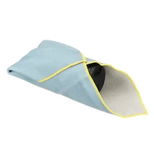 Camera Protective Wrap, 35x35cm/13.8"x13.8" Lens Wrap Cloth Lens Bag Haze Blue