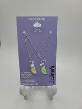 Claire's BFF/Friendship/Best Friends Necklace Set 2, 16" - Lemon/Lime