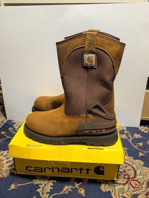 Carhartt Men's Bison 11'' Waterproof Wellington Work Boots CMP 1200 Size 11.5