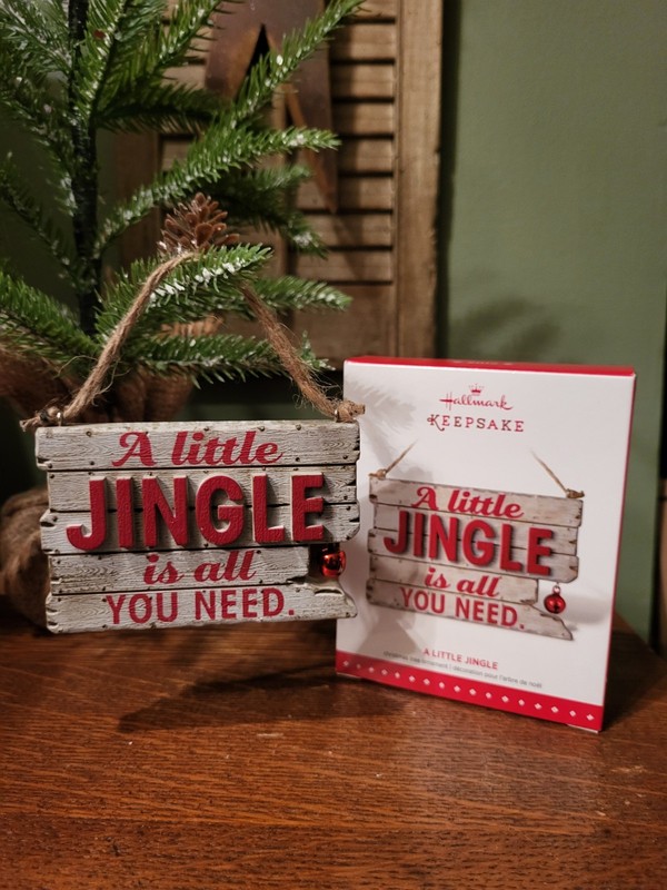 2015 Hallmark Ornament   ~ A LITTLE JINGLE ~ 