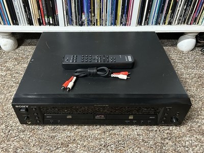 Sony RCD-W1 Compact Disc Recorder Dual CD Player w/ Remote SERVICED  