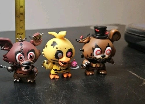 Funko Mystery Minis Lot Of 3 Five Nights at Freddy’s Nightmare FNAF Figures