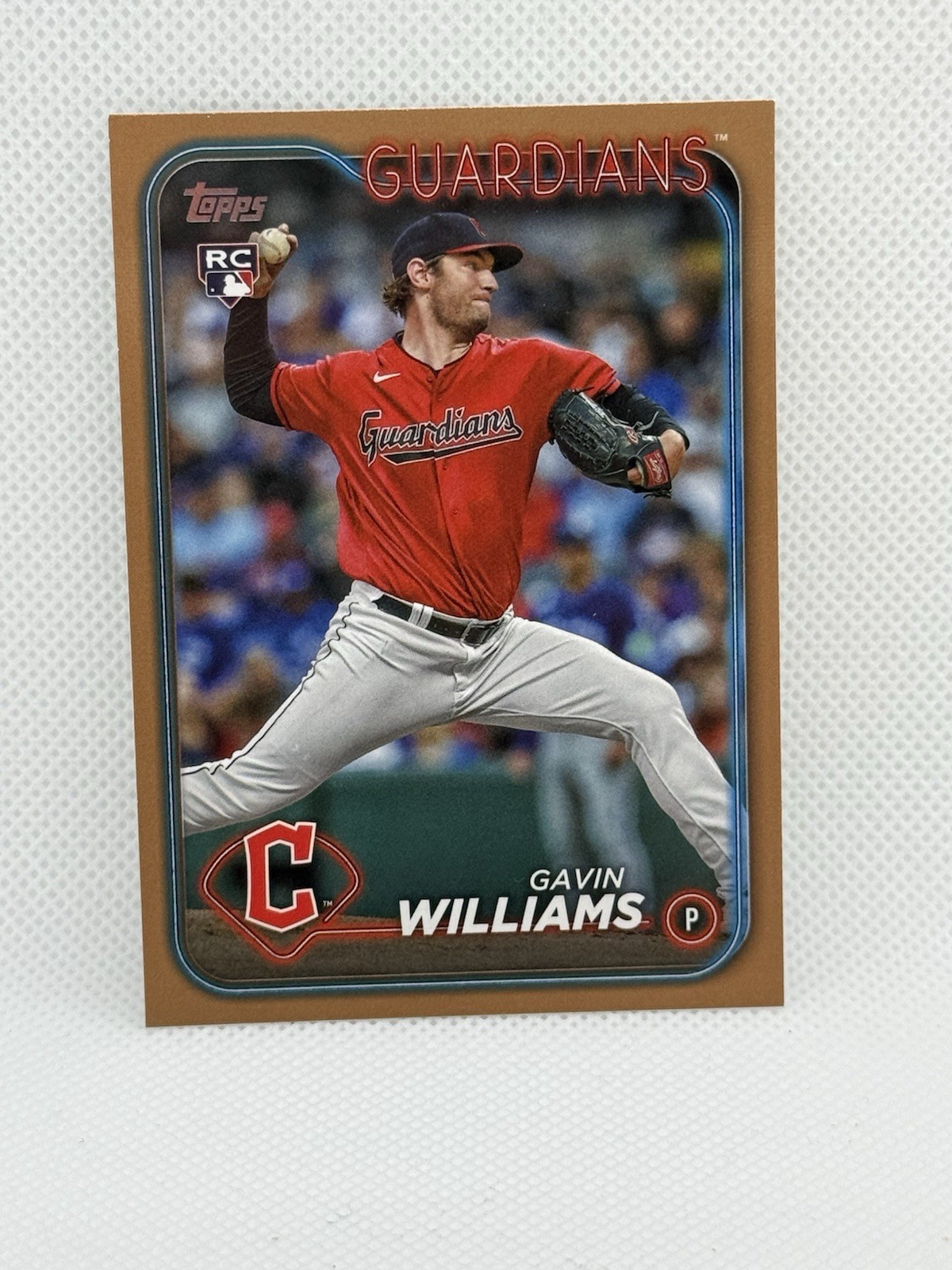 Gavin Williams RC 2024 Topps Series 1  #242 Gold /2024 Rookie Card