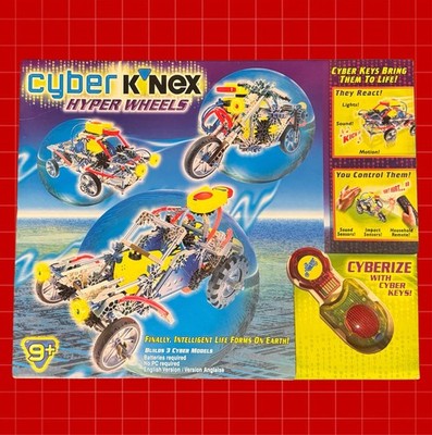 Cyber K'NEX Hyper Wheels KNEX Set #15003 Vintage New Old Stock Sealed Y2K STEM