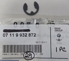 NEW 1970-2024 Genuine BMW Motorcycle 10mm Retaining Lock Circlip OEM 07119932872