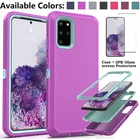 For Samsung Galaxy S20 Plus 5G Case Heavy Duty Shockproof Cover & Tempered Glass
