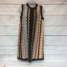Missoni For Target Zig Zag Sleeveless Crew Neck Sweater Dress Size Medium