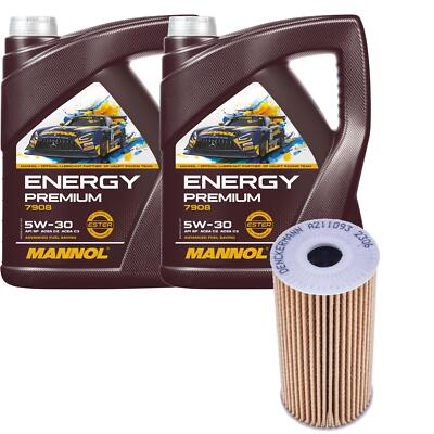 DENCKERMANN Ölfilter MANNOL Energy Premium 5W-30 10L für KIA Stinger 3.3 T-GDi